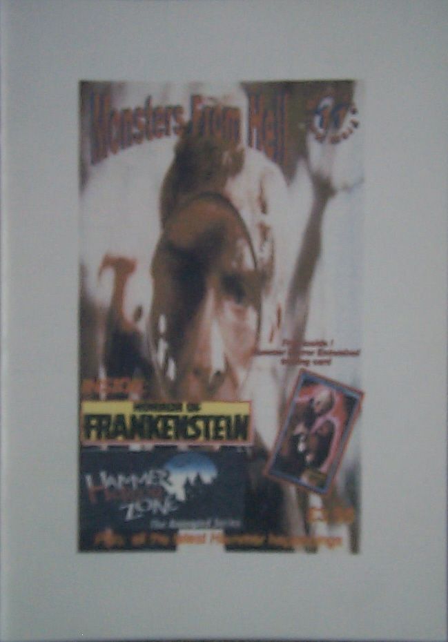 MONSTERS FROM HELL magazine side cover Issue 11 April 1999