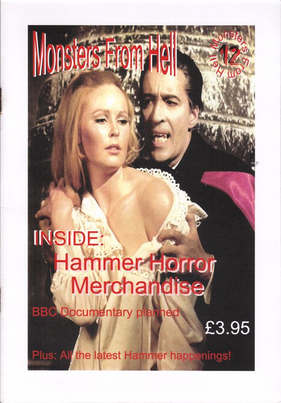 MONSTERS FROM HELL magazine side cover Issue 12 March 2006