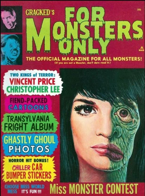 FOR MONSTERS ONLY magazine side cover Issue 4  
