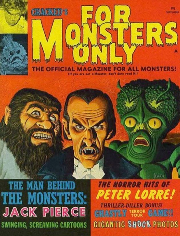 FOR MONSTERS ONLY magazine side cover Issue 5  