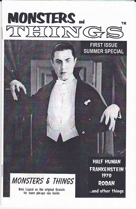 MONSTERS AND THINGS (DENNIS DRUKTENIS) magazine side cover Issue 1  June 2005