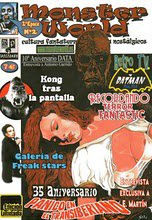 MONSTER WORLD (SPAIN) magazine side cover Issue 2  2nd era September 2007
