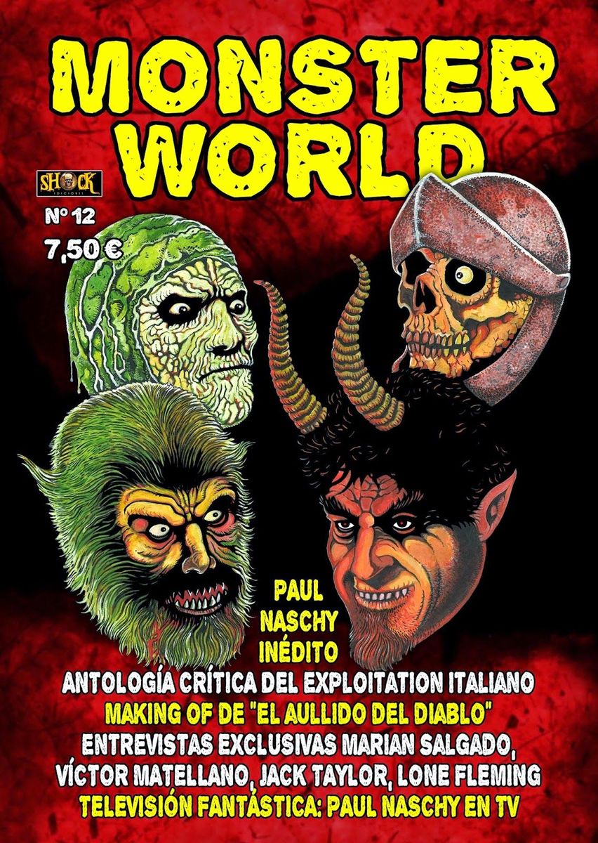 MONSTER WORLD (SPAIN) magazine side cover Issue 12 March 2014
