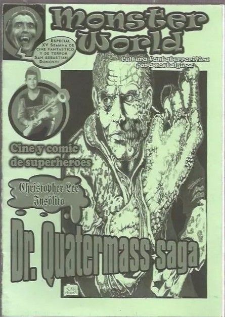 MONSTER WORLD (SPAIN) magazine side cover Issue 15  ?   2016