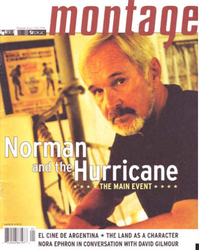 MONTAGE (Ca) magazine side cover Issue 1 Fall 1998