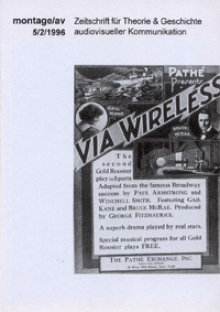 MONTAGE/AV magazine side cover November 1996