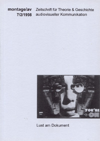 MONTAGE/AV magazine side cover November 1998