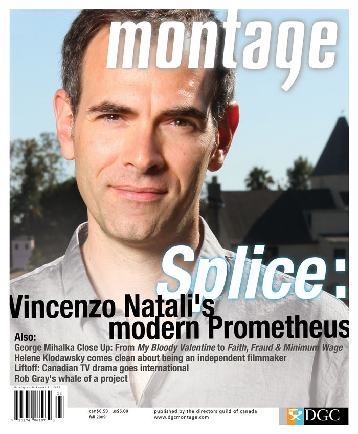 MONTAGE (Ca) magazine side cover September/October/November 2009