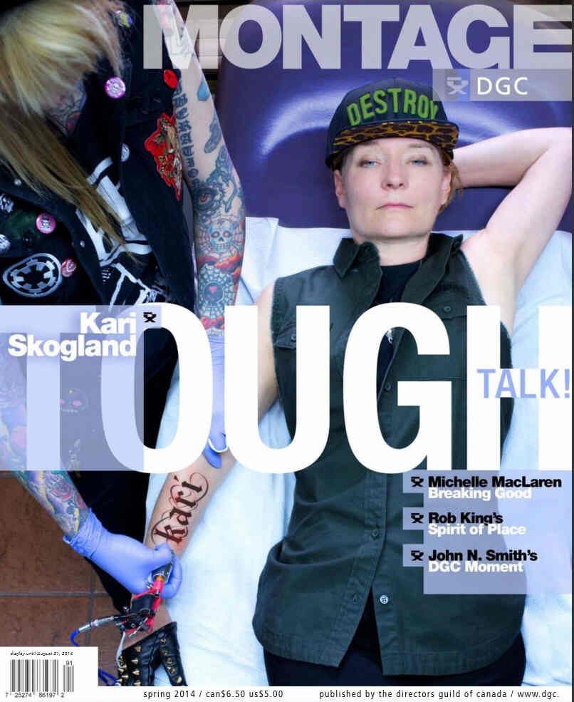 MONTAGE (Ca) magazine side cover Spring 2014