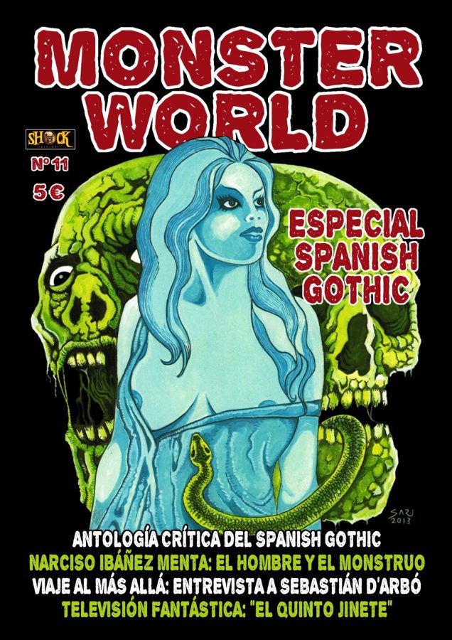 MONSTER WORLD (SPAIN) magazine side cover Issue 11 January 2013