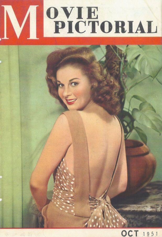 MOVIE PICTORIAL (JP) magazine side cover  October 1951