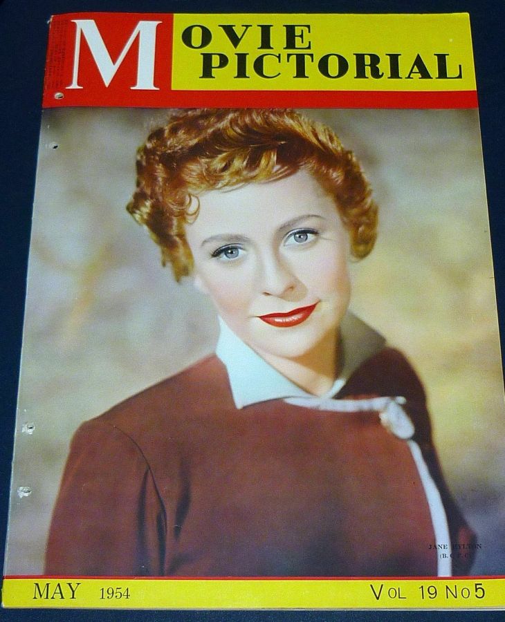MOVIE PICTORIAL (JP) magazine side cover  May 1954