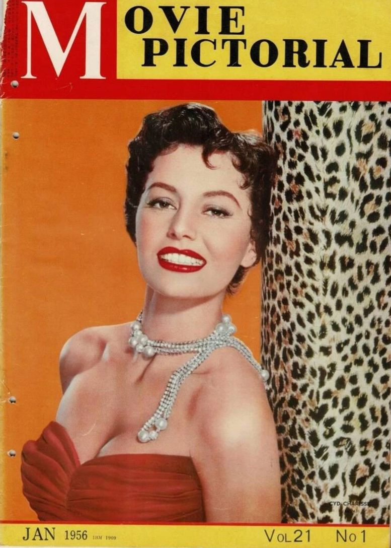MOVIE PICTORIAL (JP) magazine side cover  January 1956