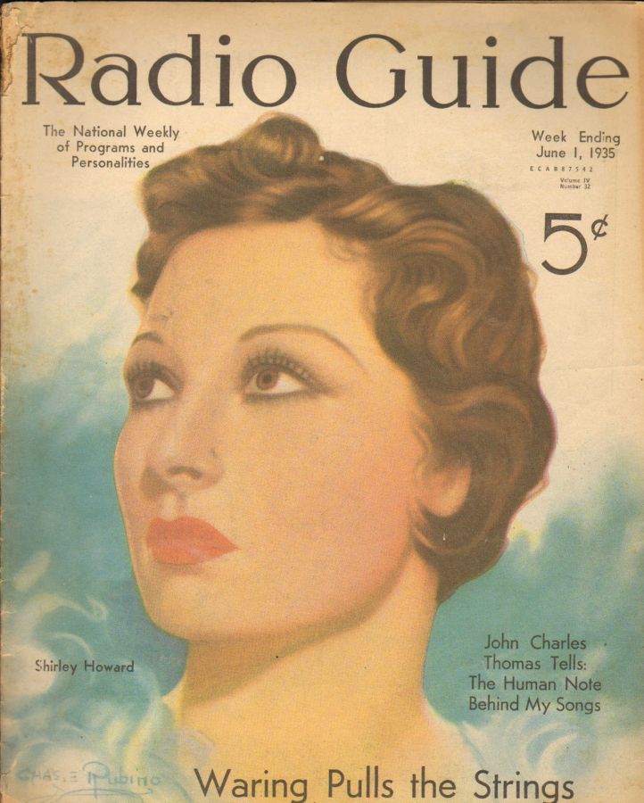 MOVIE-RADIO GUIDE magazine side cover 1 June 1935
