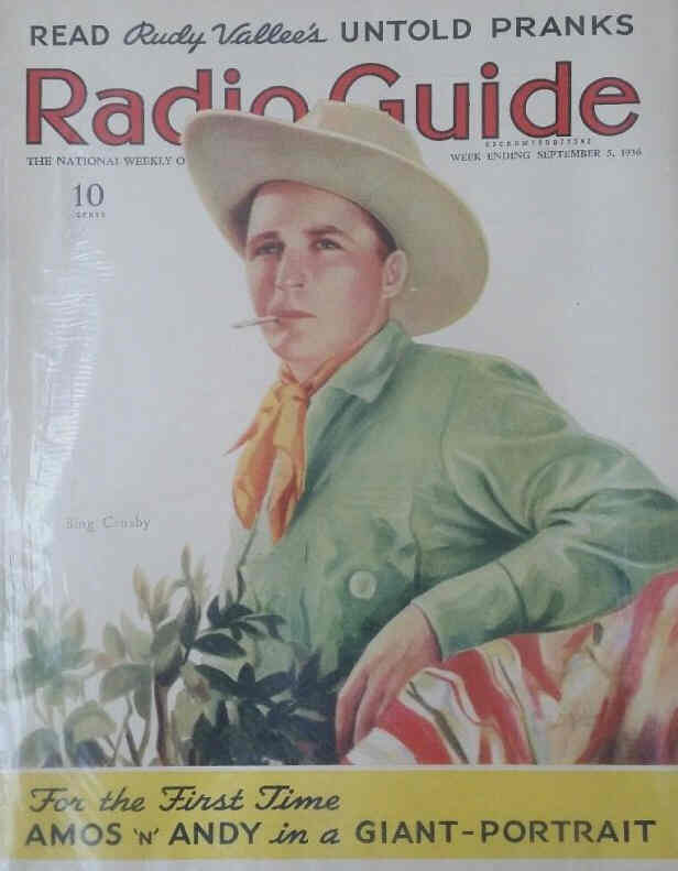MOVIE-RADIO GUIDE magazine side cover 5 September 1936