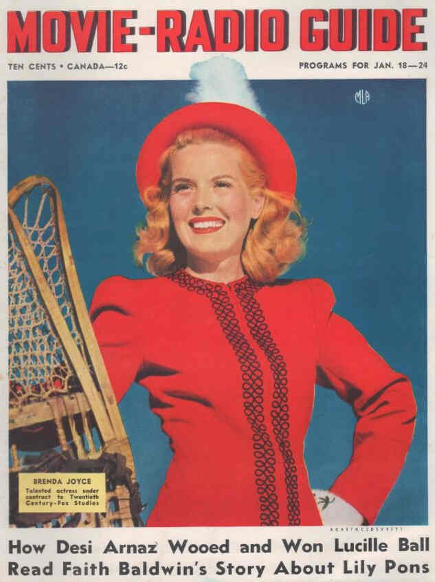 MOVIE-RADIO GUIDE magazine side cover 18 January 1942