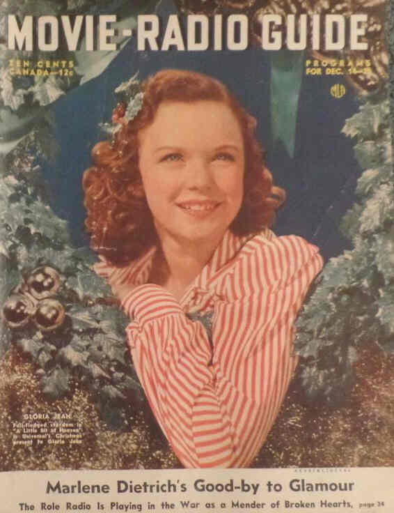 MOVIE-RADIO GUIDE magazine side cover 14 December 1940