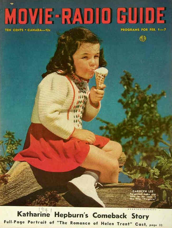 MOVIE-RADIO GUIDE magazine side cover 1 February 1941
