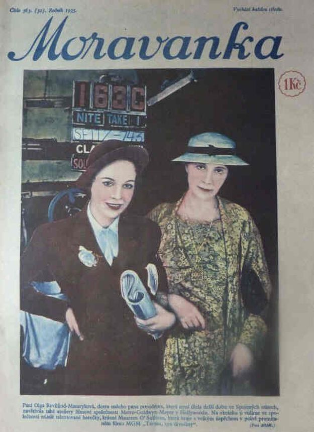 MORAVANKA magazine side cover Issue 32   1935