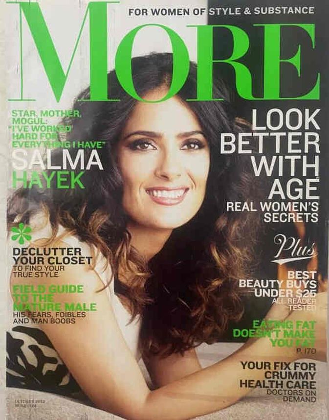MORE magazine side cover  October 2012