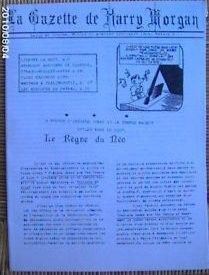 GAZETTE DE HARRY MORGAN | LA magazine side cover Issue 2  1985