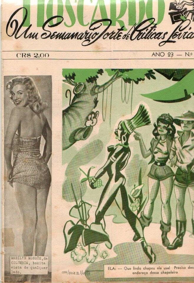 MOSCARDO magazine side cover  March 1949