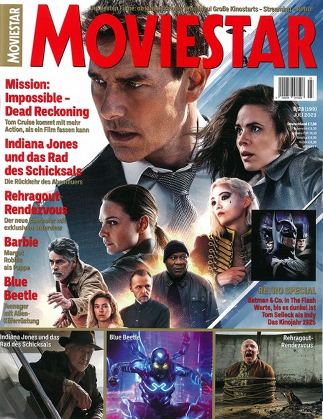 MOVIESTAR magazine side cover Issue 199  July 2023