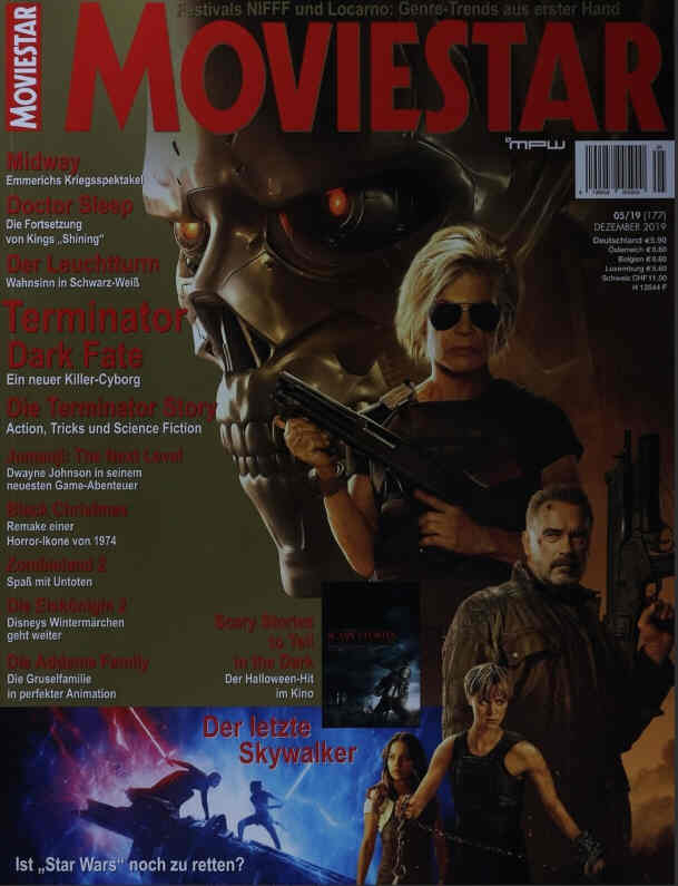 MOVIESTAR magazine side cover Issue 177  December 2019