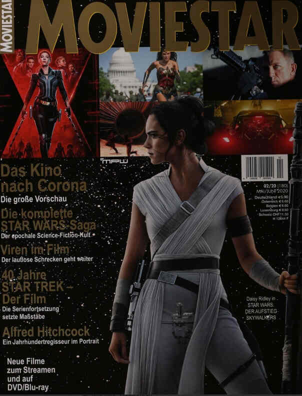 MOVIESTAR magazine side cover Issue 180  May/June 2020