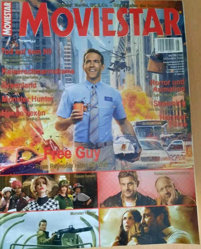 MOVIESTAR magazine side cover Issue 183  December 2020