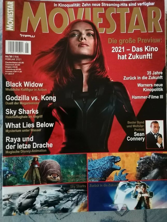 MOVIESTAR magazine side cover Issue 184  February 2021