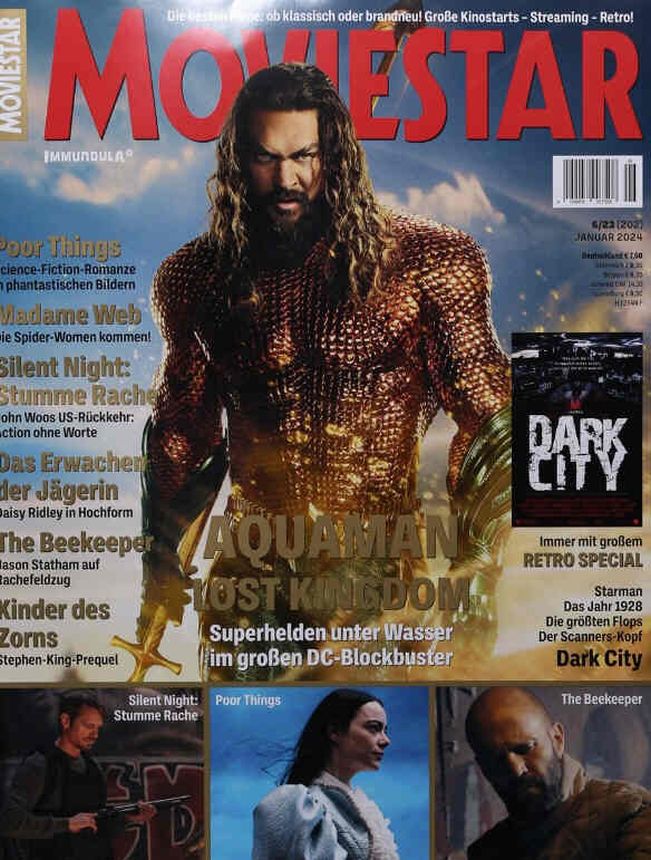 MOVIESTAR magazine side cover Issue 202  January 2024