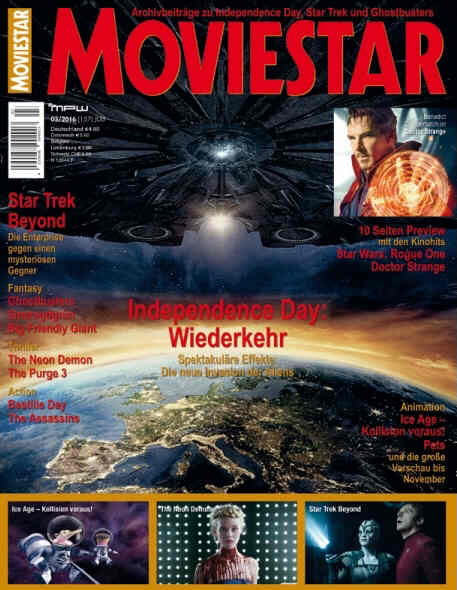 MOVIESTAR magazine side cover Issue 157 July/August 2016