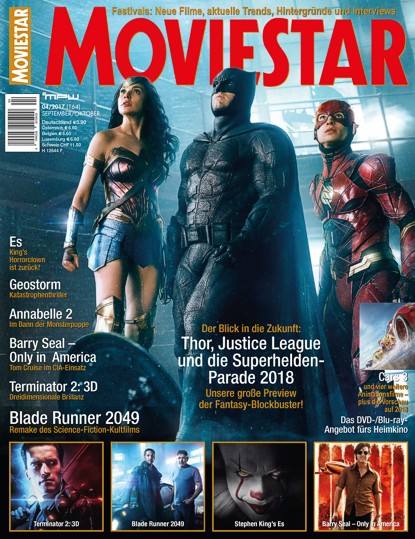 MOVIESTAR magazine side cover Issue 164  September/October 2017