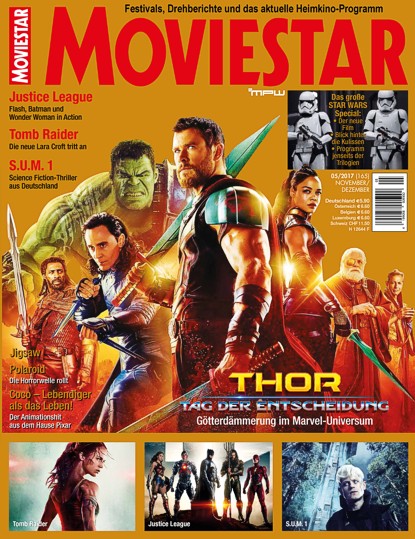 MOVIESTAR magazine side cover Issue 165  November/December 2017