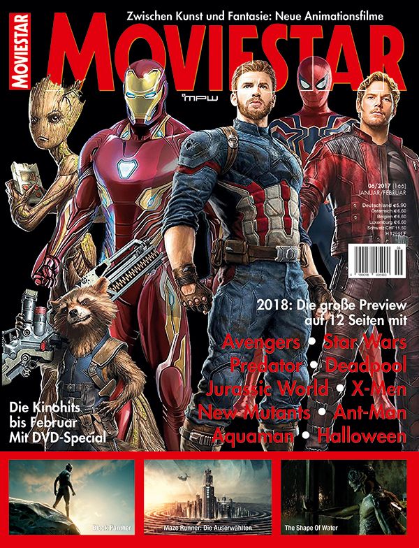 MOVIESTAR magazine side cover Issue 166  January- February 2018