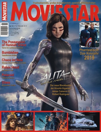 MOVIESTAR magazine side cover Issue 172  January/February 2019