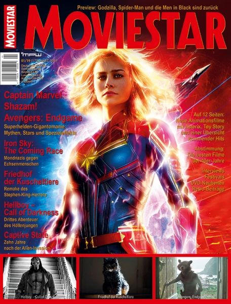 MOVIESTAR magazine side cover Issue 173  March 2019