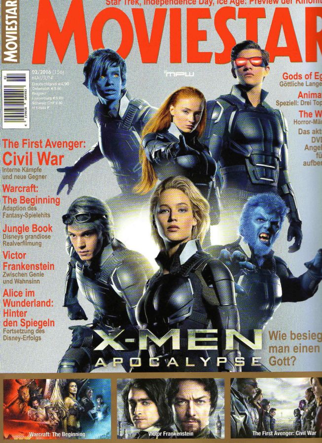 MOVIESTAR magazine side cover Issue 156 May/June 2016