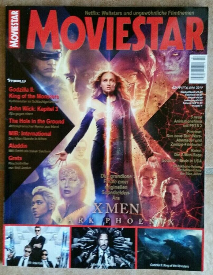 MOVIESTAR magazine side cover Issue 174  June 2019