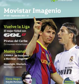 MOVISTAR IMAGENIO magazine side cover Issue 37 September 2011