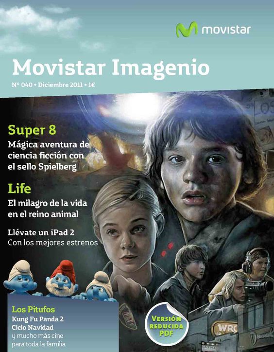 MOVISTAR IMAGENIO magazine side cover Issue 40 December 2011