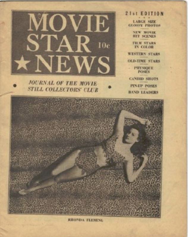 MOVIE STAR NEWS magazine side cover Issue 21  