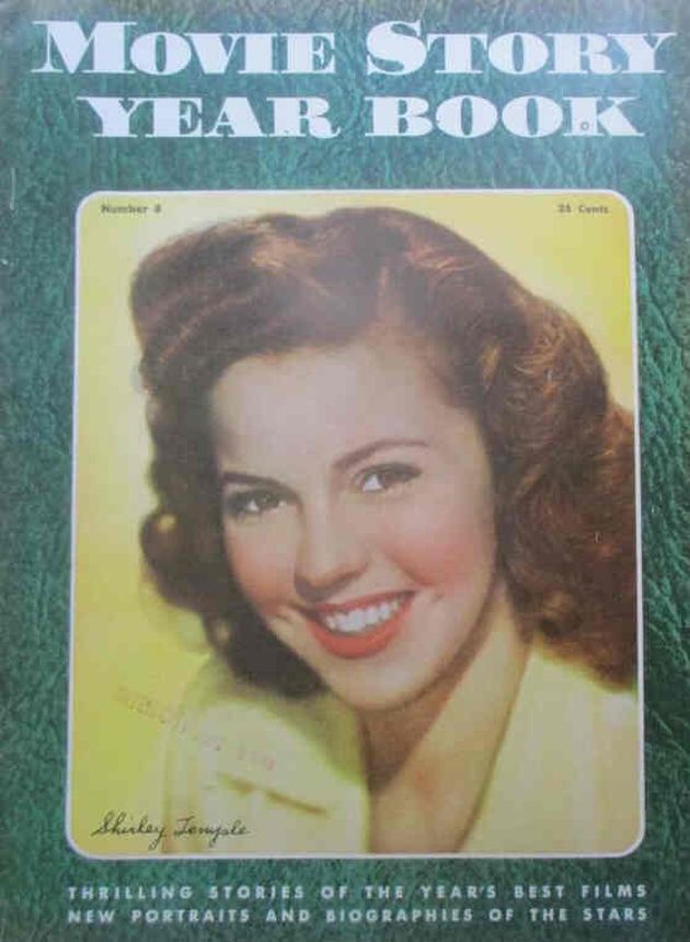 MOVIE STORY magazine side cover Issue 8  1949