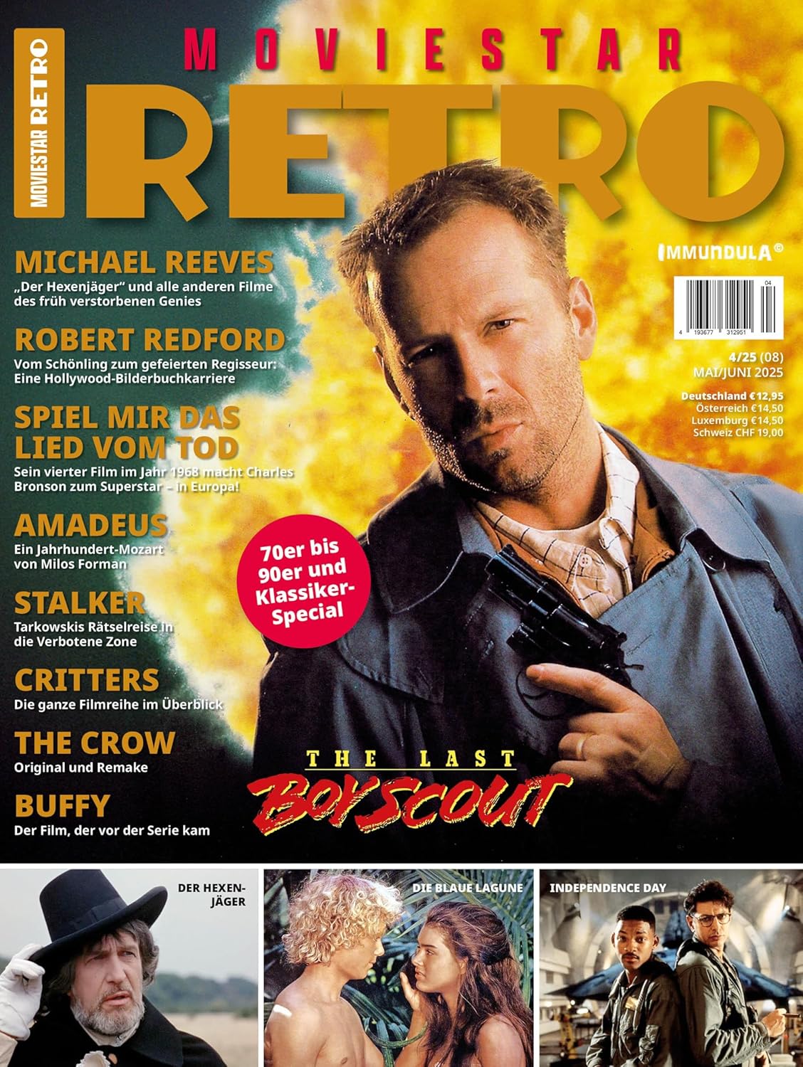 MOVIESTAR RETRO magazine side cover Issue 8  May/June 2025