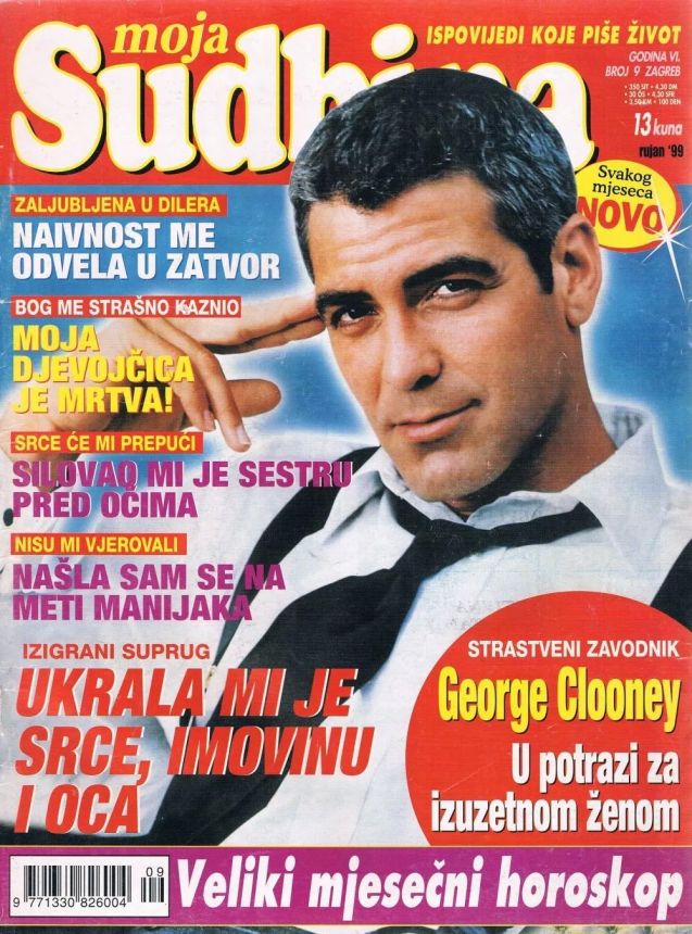 MOJA SUDBINA magazine side cover  September 1999
