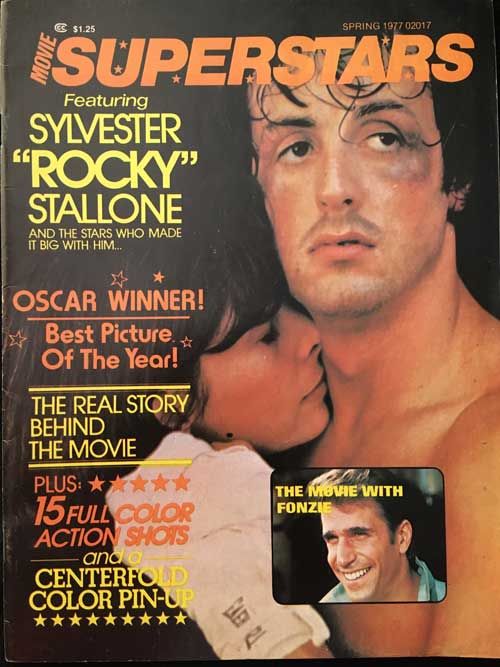 MOVIE SUPERSTARS magazine side cover Spring 1977
