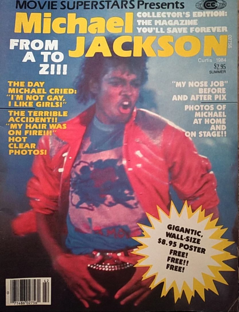 MOVIE SUPERSTARS magazine side cover Summer 1984