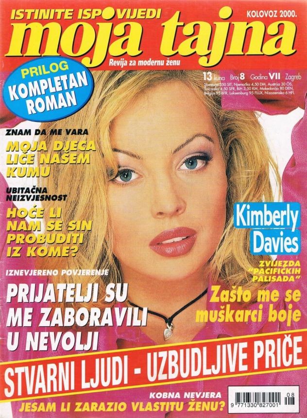 MOJA TAJNA magazine side cover  August 2000