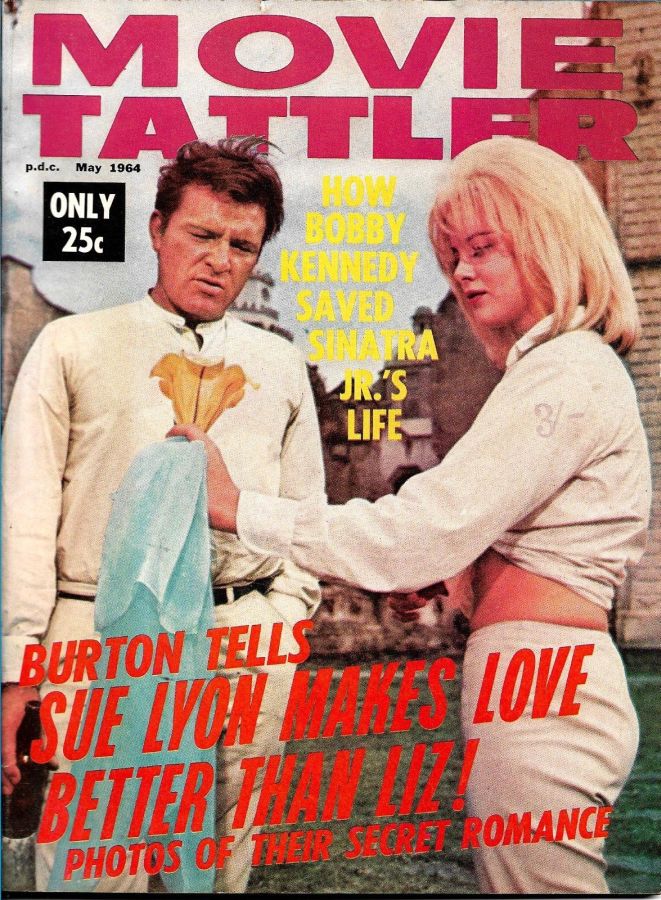 MOVIE AND TV TATTLER magazine side cover May 1964